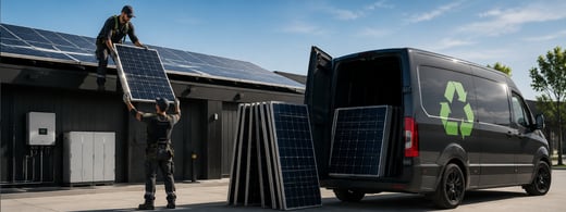 ¿Qué pasa con los paneles solares cuando terminan su vida útil?